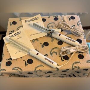EUC ImageMaker 5/8" Curling Iron and Brush Set